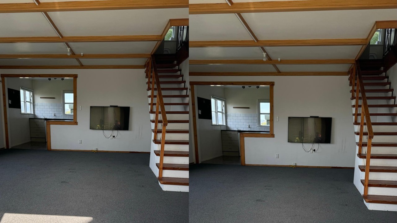 After junk removal